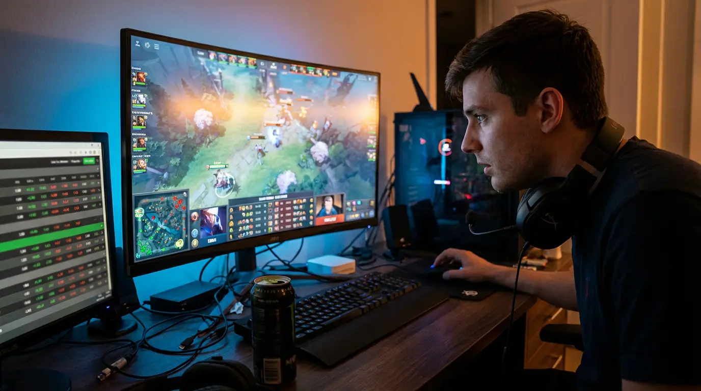 Dota 2 live-vedonlyönti ammattilaisottelussa